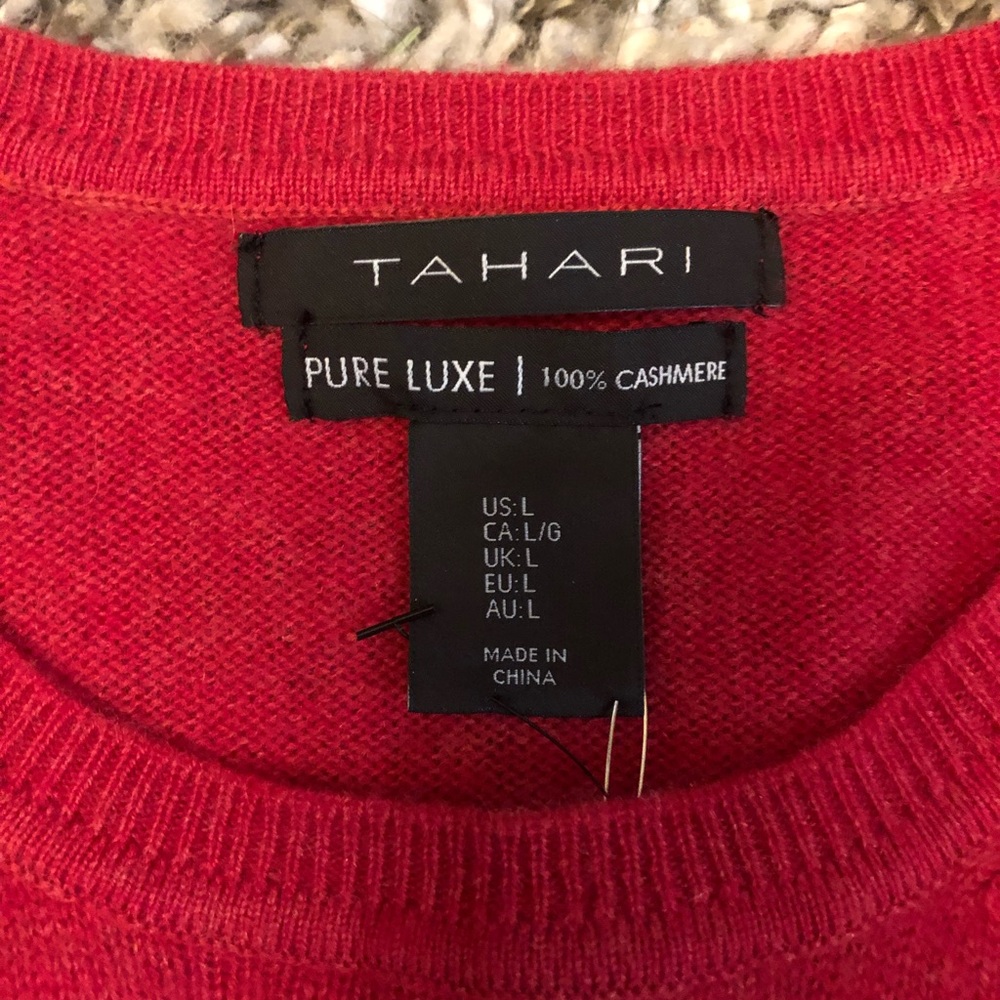 Tahari Pure Luxe Cashmere Sweater
